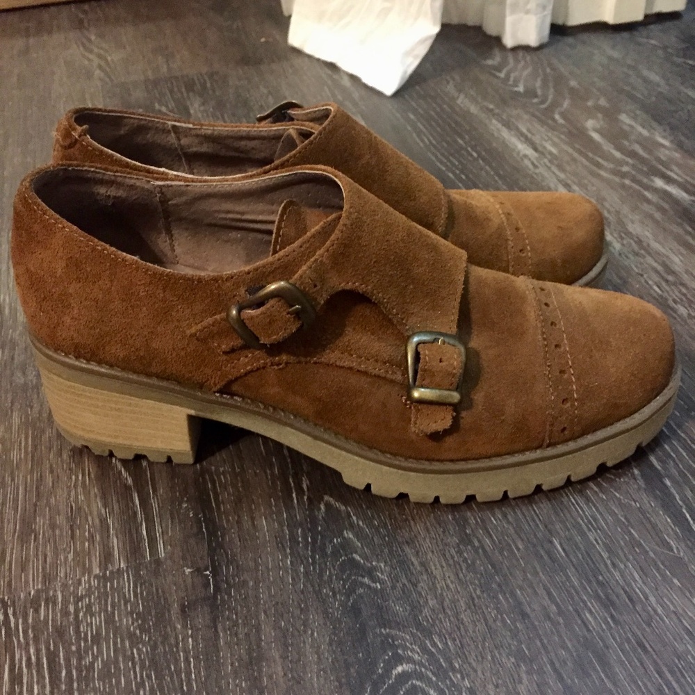 Bosanova Barcelona Suede Leather Oxfords